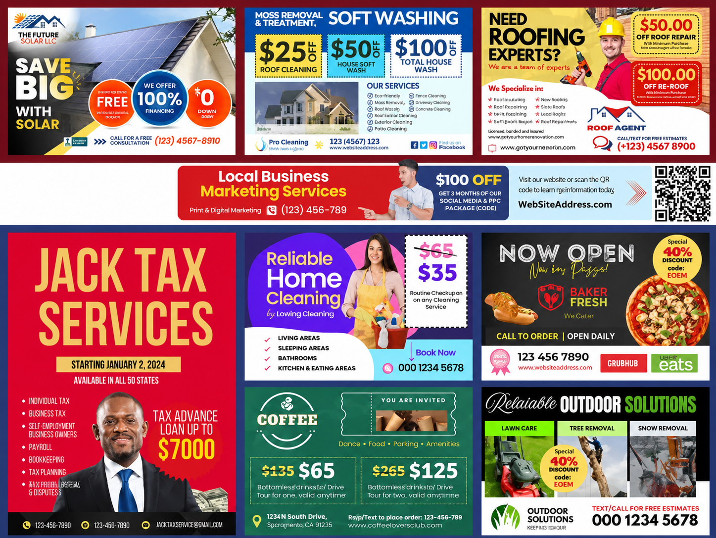 Home services flyer sample