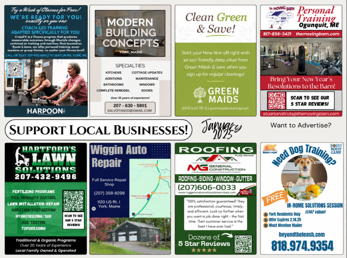 Small business mail campaign example